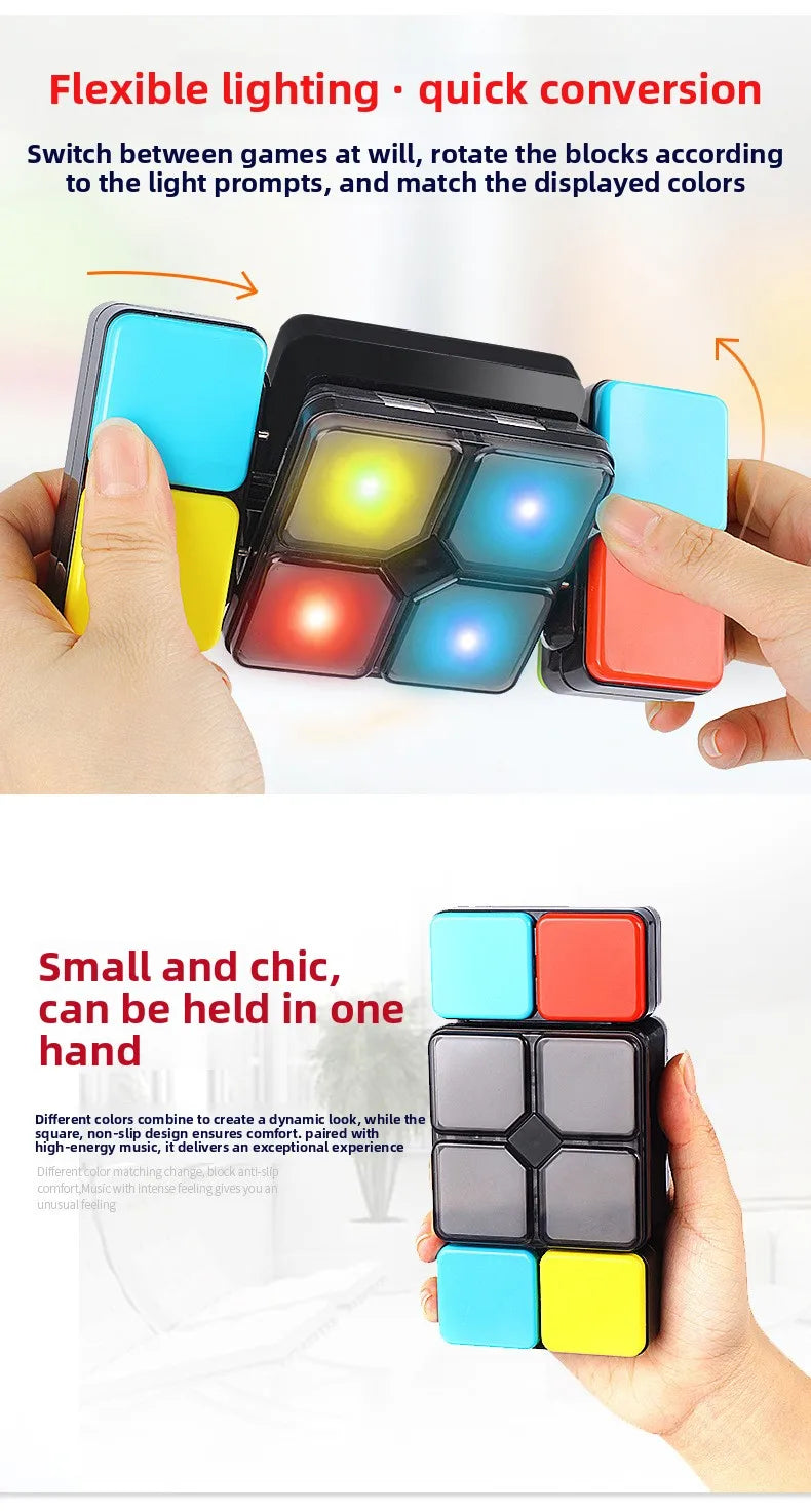 Electronic Handheld Puzzle Fidget Game with 4 Modes