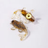 Natural Crystal Goldfish Figurine Feng Shui Decor