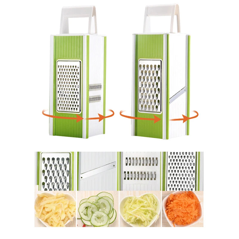 4-Sided Vegetable Chopper with Container