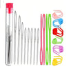 Complete Knitting & Sewing Needle Set with Stitch Markers