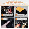 18V Battery Jump Starter Adapter with Heavy-Duty Clamps