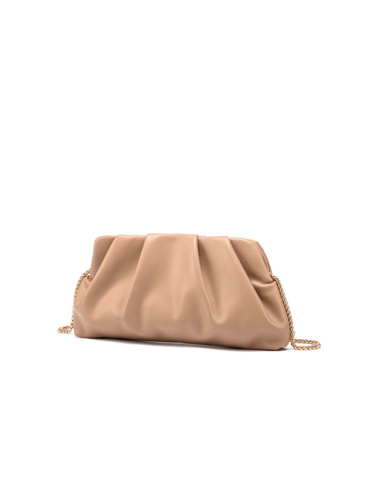 Elegant Chain Shoulder Bag with Crystal Accents