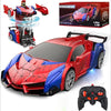 2-in-1 Transforming RC Car & Robot with LED Lights