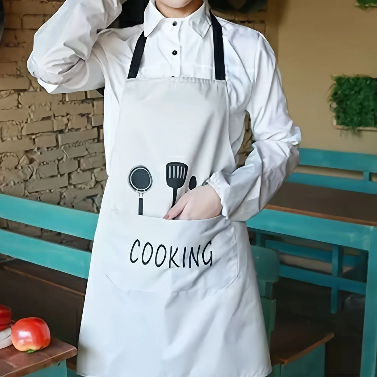 Waterproof Chef's Apron with Pockets