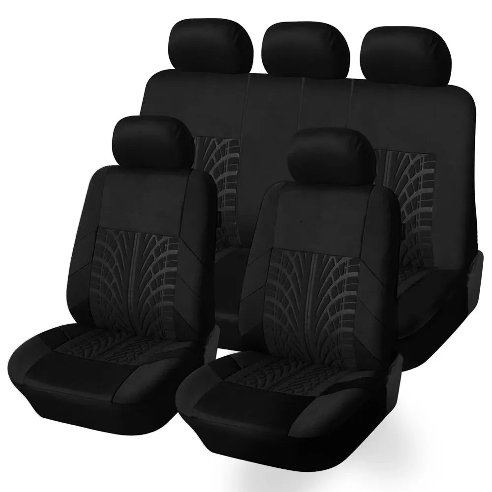 Universal Full Set Car Seat Covers - Front Split & Rear Bench