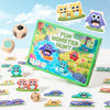 Catch the Monster! Montessori Color & Shape Matching Board Game for Kids