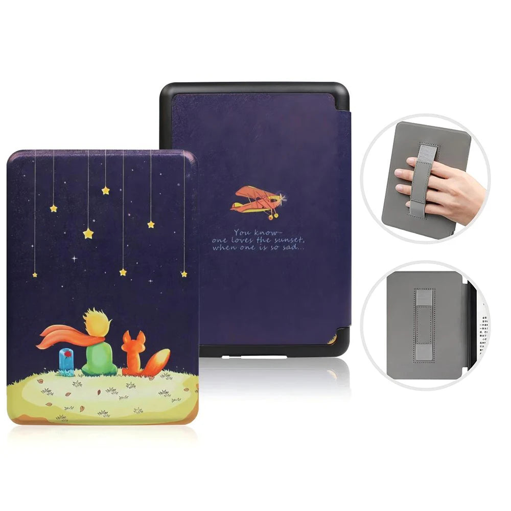 Premium Leather Case for Kindle Paperwhite (2024) with Hand Strap & Auto Sleep/Wake