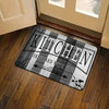 Washable Non-Slip Kitchen Runner Mat for Home Entryway and Laundry