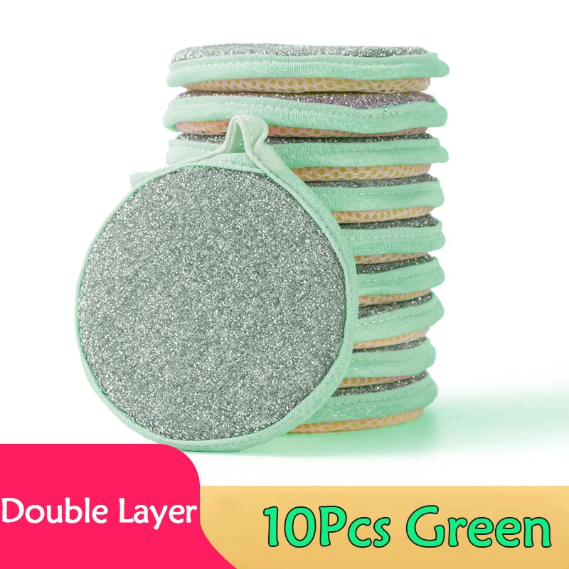Double-Sided Dish Scrub Sponges for Kitchen Cleaning