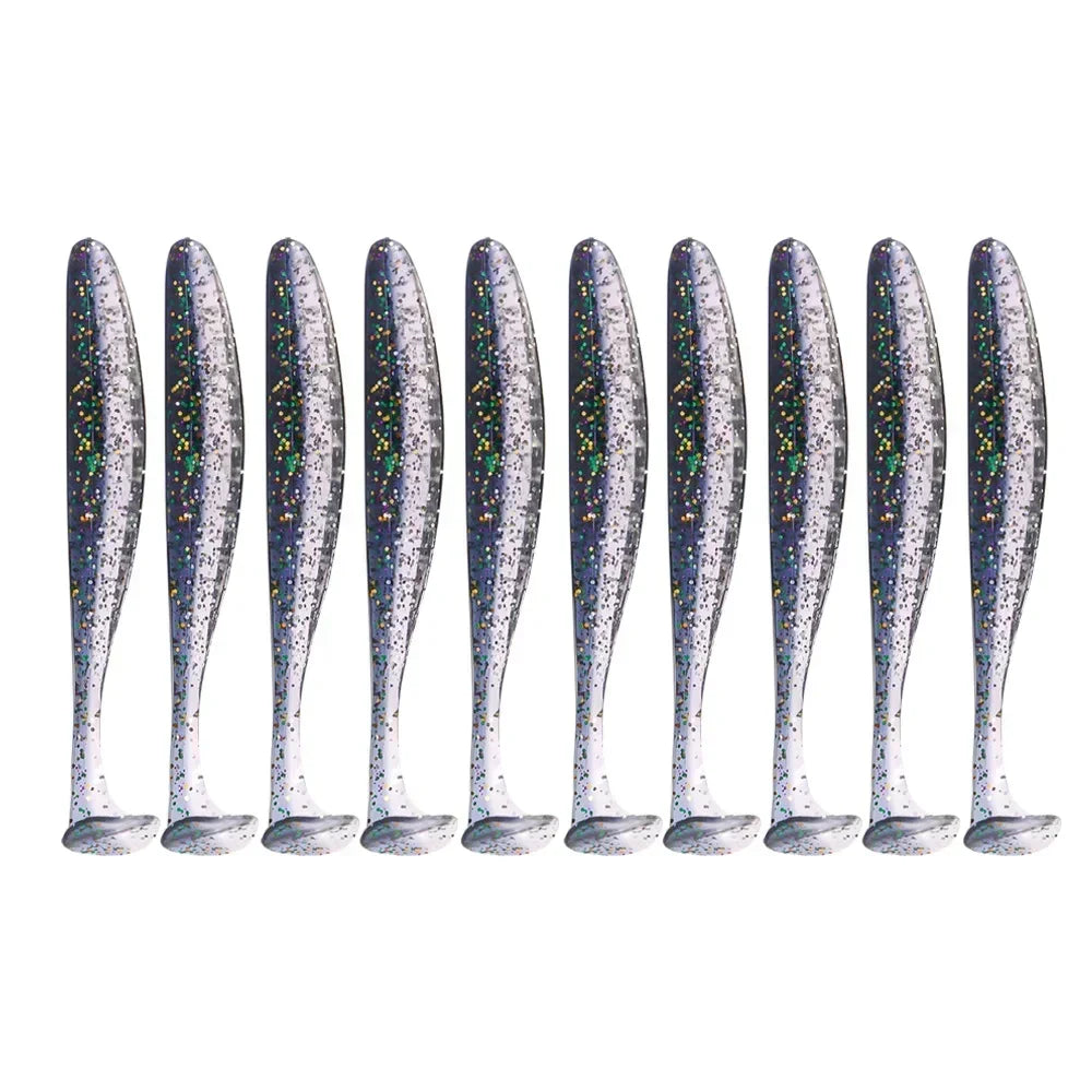 Realistic Soft Bait Fishing Lures with Jig Heads