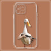 Funda de Silicona para Teléfono con Pato y Pollo