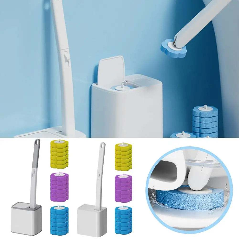 Disposable Toilet Cleaning Kit with Refill Heads