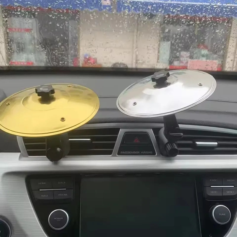 Vent-Top Car Cymbal with Drumsticks