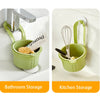 Push-to-Empty Hanging Sink Strainer Basket