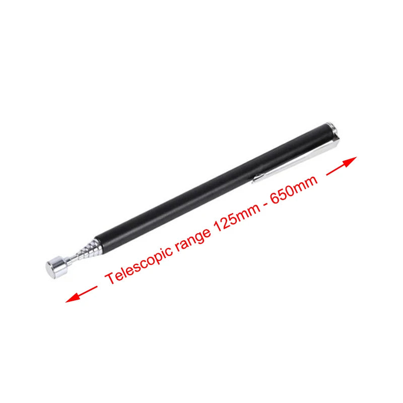 Telescopic Magnetic Pickup Pen with Pocket Clip