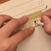 Kawaii Cat Design Metal Ruler and Bookmark
