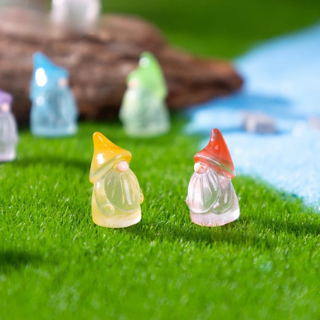 Luminous Fairy Garden Mini Gnomes for Enchanted Decor