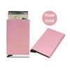 Slim RFID-Blocking Metal Wallet