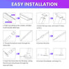 RGB LED Corner Floor Lamp with Music Sync & Remote Control