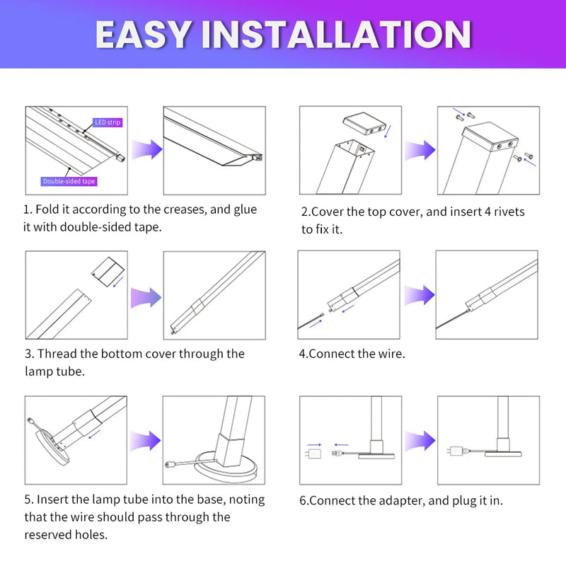 RGB LED Corner Floor Lamp with Music Sync & Remote Control