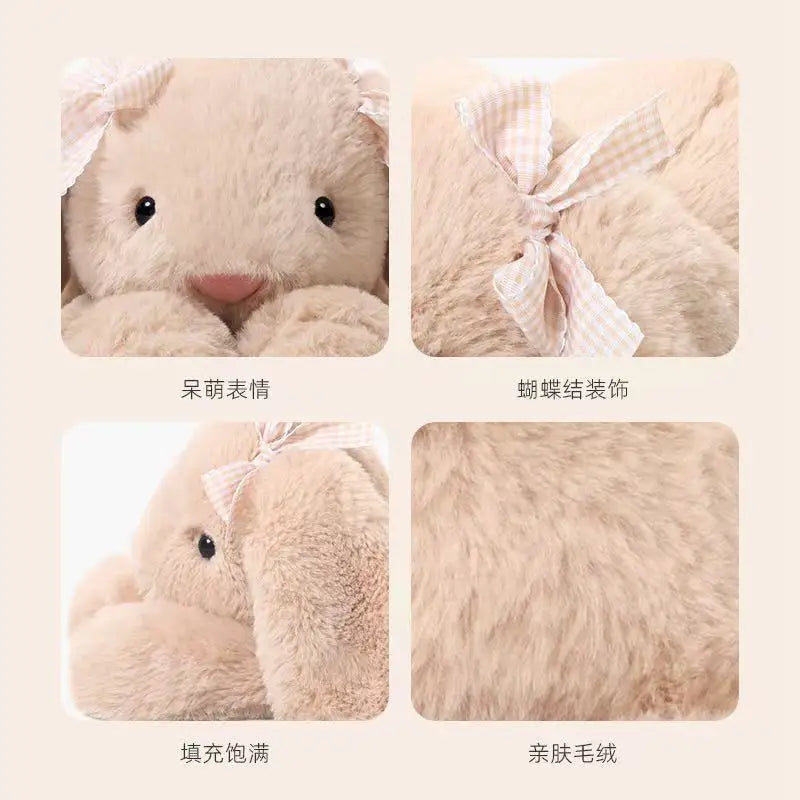 Adorable Shy Rabbit Plush Doll – Soft Cuddly Stuffed Animal