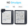 Comparison of a Kobo device with a matte finish against other options.