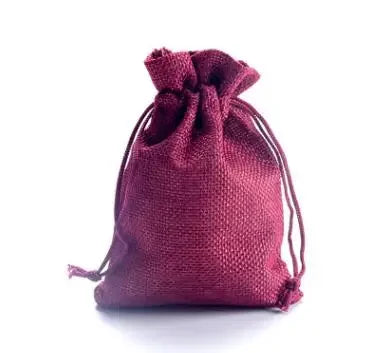 Natural Jute Gift Bags with Drawstring (5 Sizes)
