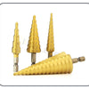 Titanium Step Drill Bit Set — 4 to 20mm Multi-Size Cone Drill
