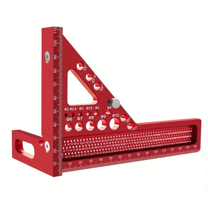 3D Multi-Angle Aluminum Miter Triangle Ruler for Woodworking