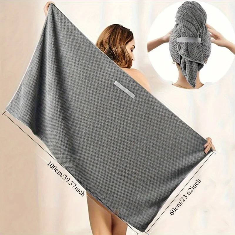 Extra-Large Microfiber Hair Towel Wrap