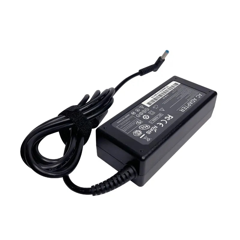 65W HP Laptop Charger with 4.5mm Blue Tip Connector