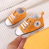 Classic Canvas First Walker Shoes for Babies with Star Print