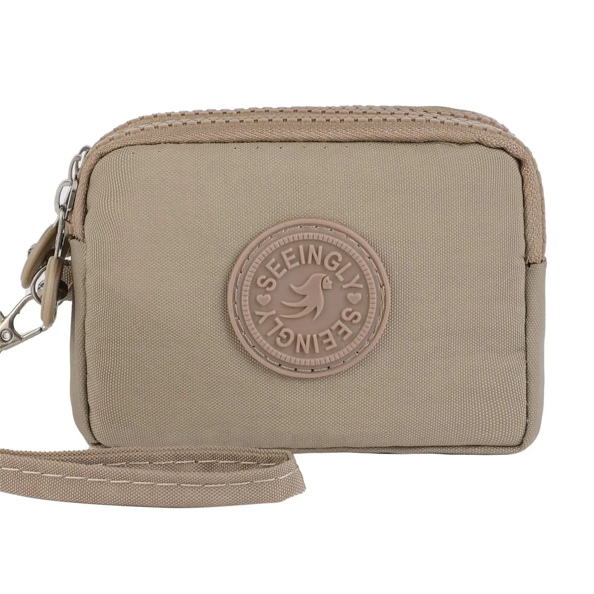 Multi-Layer Canvas Organizer Wallet with Zipper Pouch