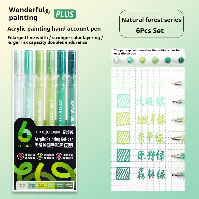 Vibrant Gel Pen Set – Smooth Writing for Art, Notes & Journaling