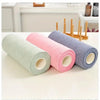 Reusable Microfiber Cleaning Cloth Roll (20 Sheets) – Multi-Surface Kitchen & Household Towels