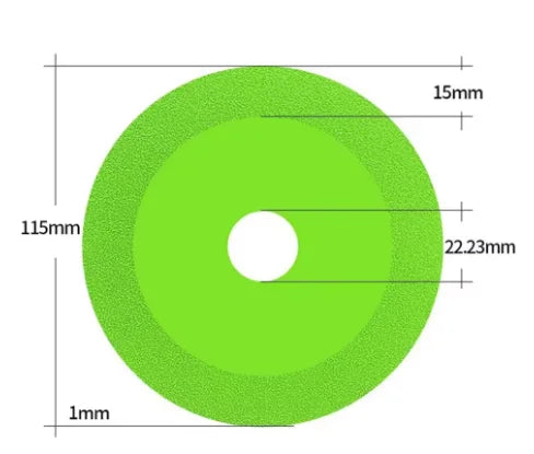 Disque de Coupe en Diamant de Précision pour Carreaux et Cristaux