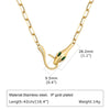 Chunky Gold Plated Stainless Steel Link Necklace