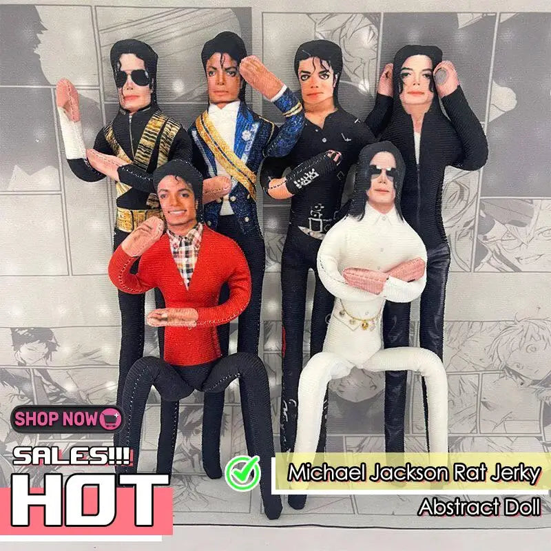 Michael Jackson Bendable Plush Doll with Wire Frame