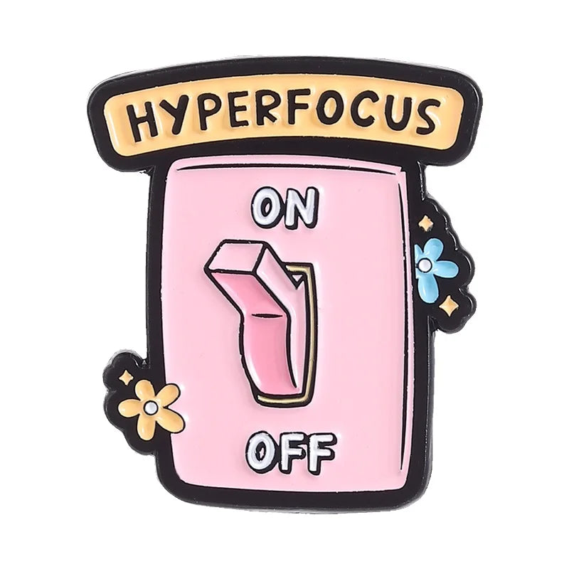 Leaving Reality Entering Fiction Enamel Pin