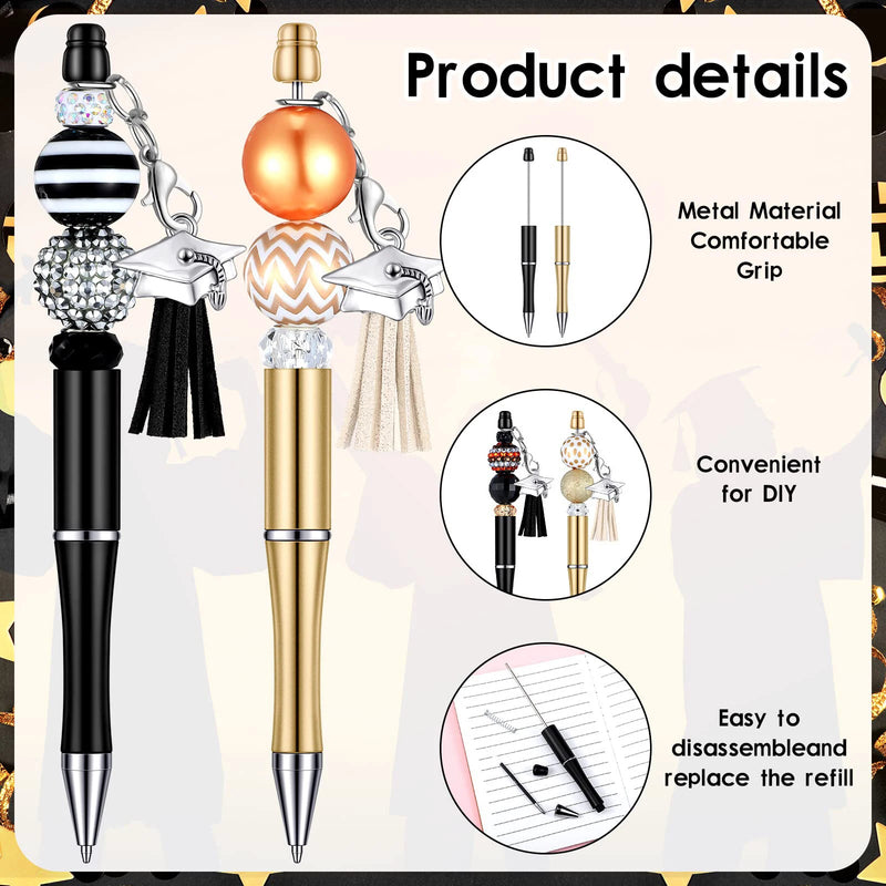 Customizable Beadable Ballpoint Pens