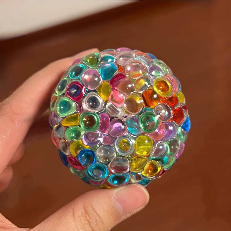 Sensory Fidget Cubes with Squishy Beads – Stress Relief for Kids and Adults