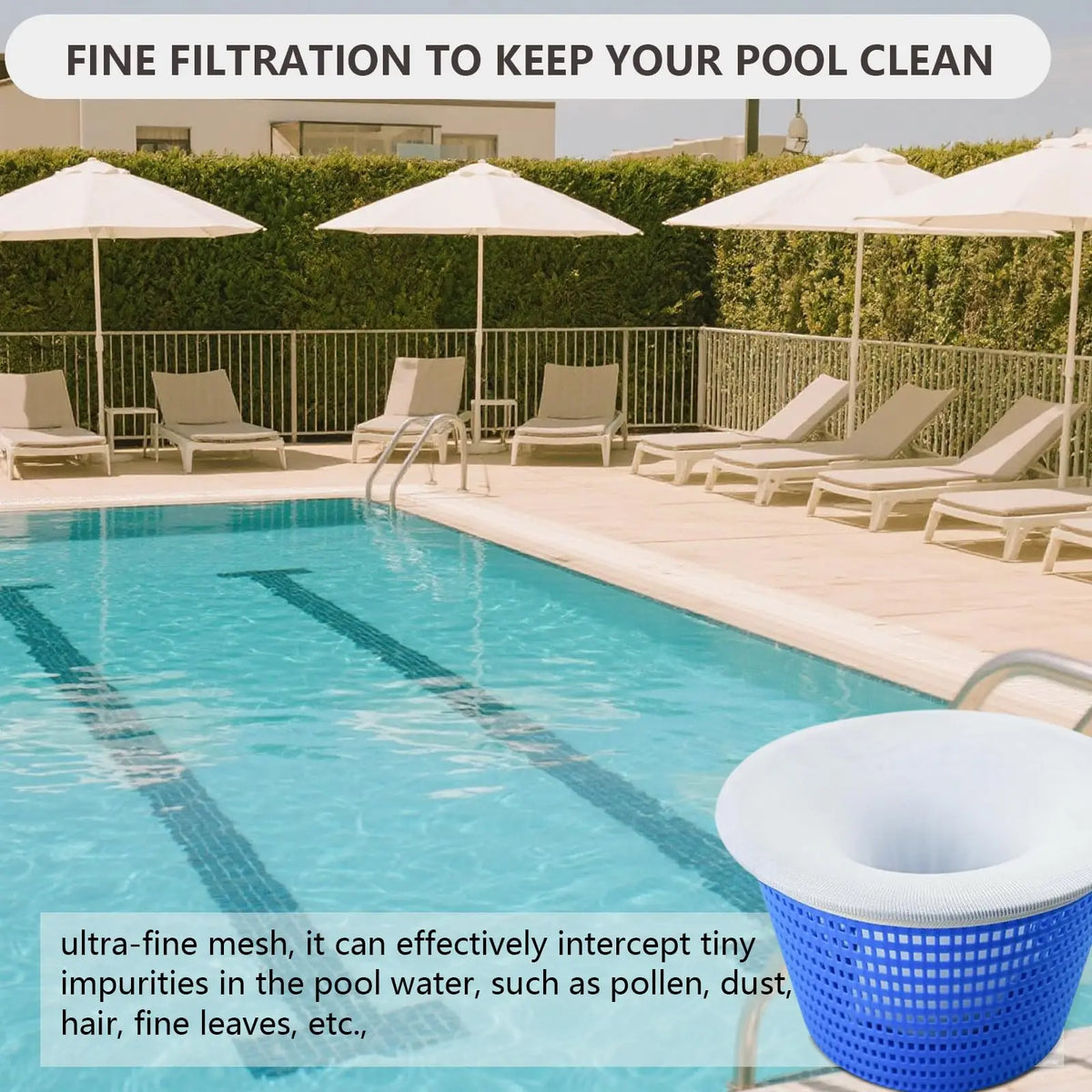 Ultrafeine Netzfiltersocken zur Poolfiltration, um das Wasser sauber zu halten