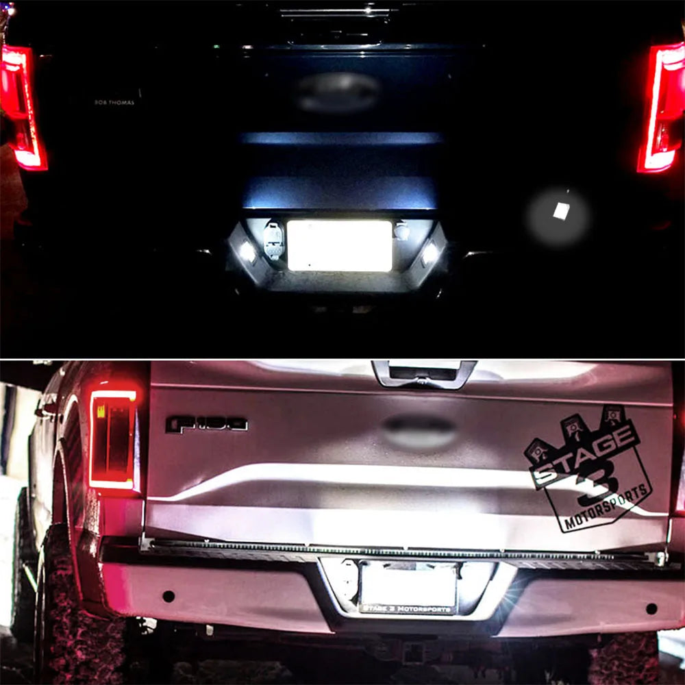 LED License Plate Lights for Ford F-150 & Raptor (2015-2022)