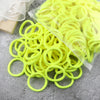 50-Pack Solid Color Elastic Hair Ties for Women & Girls