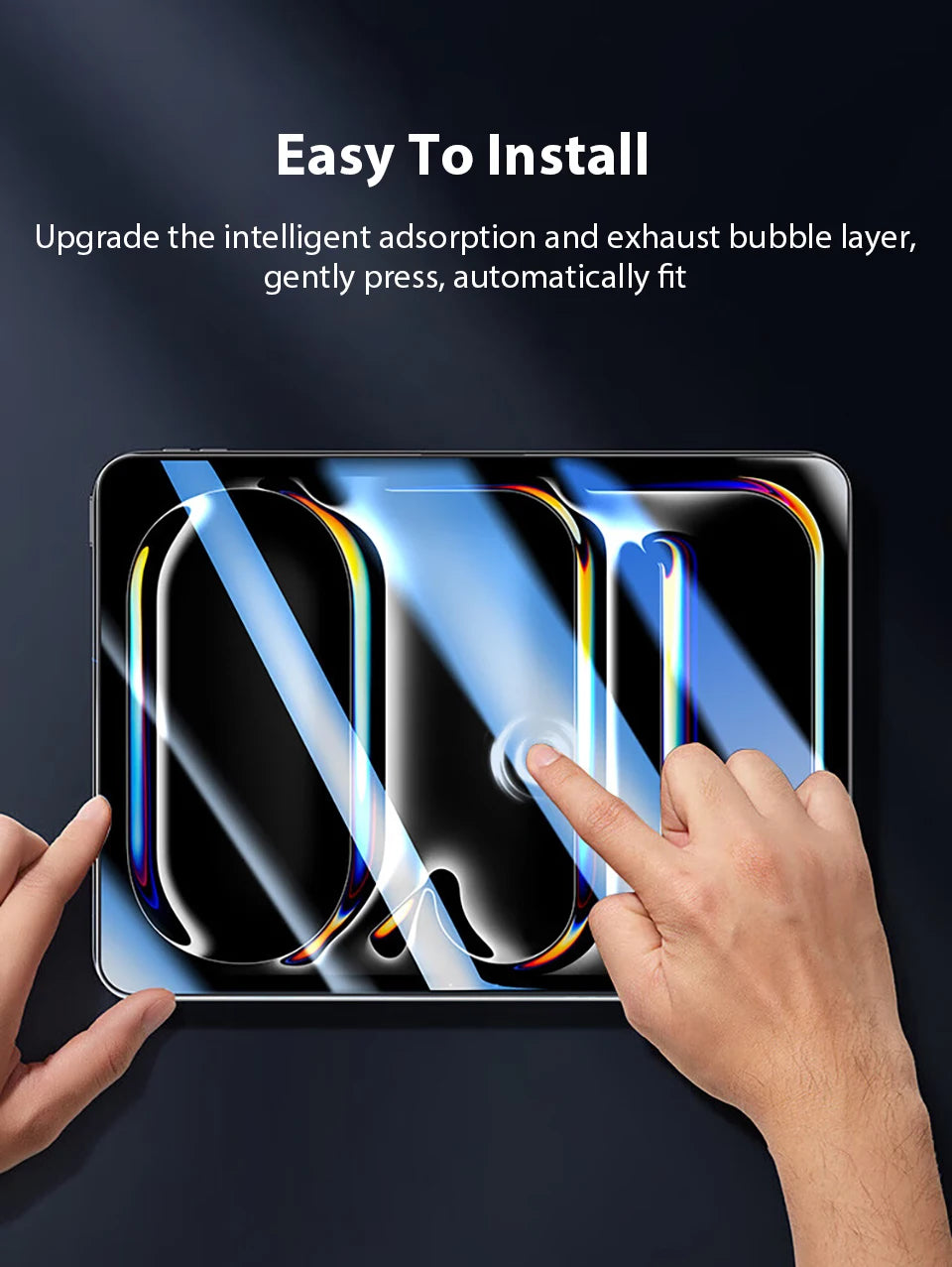 Premium Tempered Glass Screen Protector for iPad (2-Pack)