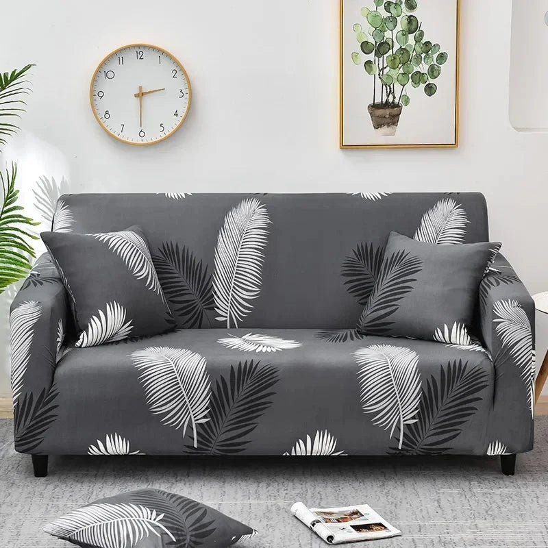 Floral Print Stretch Sofa Cover