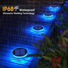 Solar Powered LED Step and Path Lights with Auto On/Off