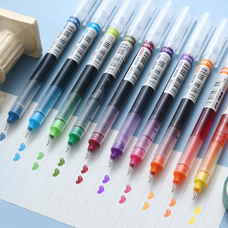 Color Gel Pens - 0.5mm Fine Point, Quick-Drying Ink