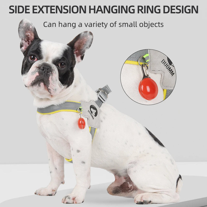 Arnés en forma de Y con reflejos para perros
