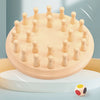 Wooden Memory Match Stick Chess Game – Montessori Color Matching Board Game
